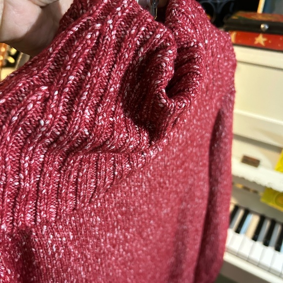 Joe Fresh Red Turtleneck Sweater L - Picture 10 of 12